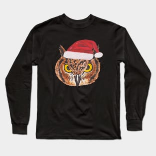 Christmas owl Long Sleeve T-Shirt